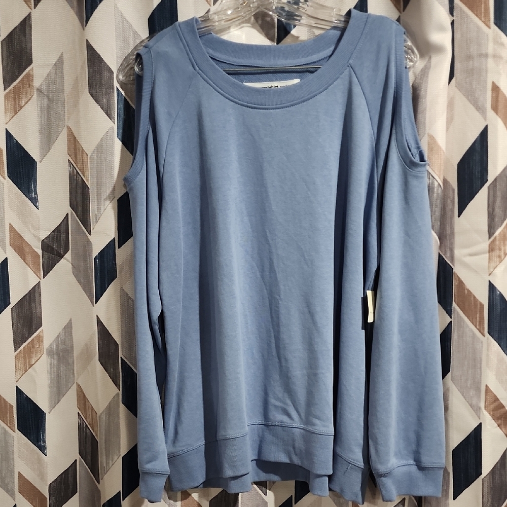 The Sweatshirt Project Cold Shoulder Sweatshirt